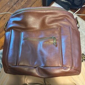 Fawn diaper bag. Excellent condition. One small scratch on back